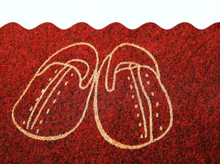 Коврик придверный прямоугольный 14238 47х78 Красный (4705757) - фото 4 Коврик придверный прямоугольный 14238 47х78 Красный (4705757) - фото 4