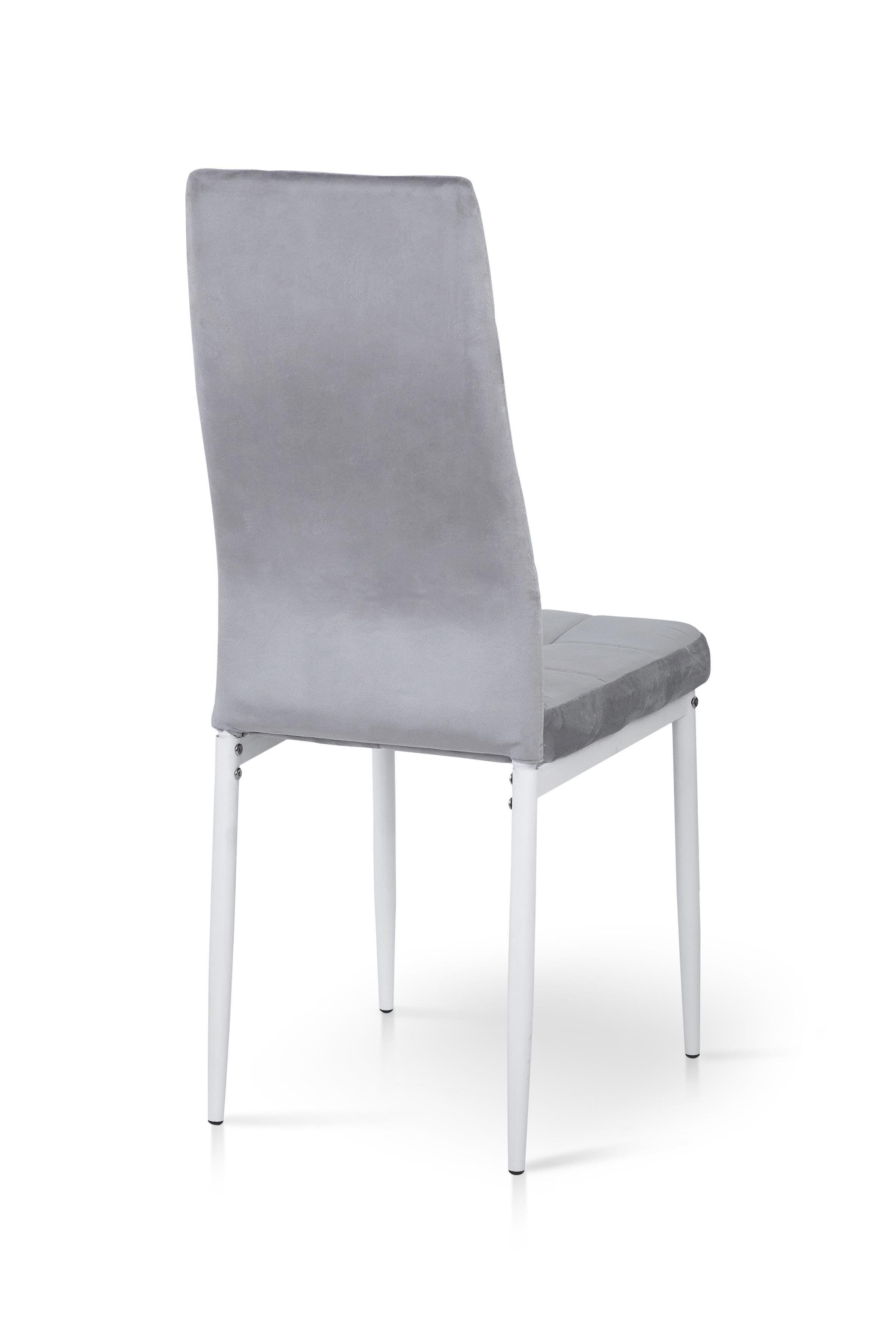 Стілець для кухні та вітальні ГРЕЙС Айс 410х980х510 мм Білий/Світло-сірий (GAА0057286) - фото 4 Стілець для кухні та вітальні ГРЕЙС Айс 410х980х510 мм Білий/Світло-сірий (GAА0057286) - фото 4