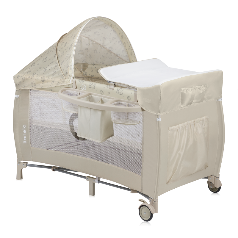 Кроватка-манеж Lionelo SVEN PLUS Beige/Latte - фото 2