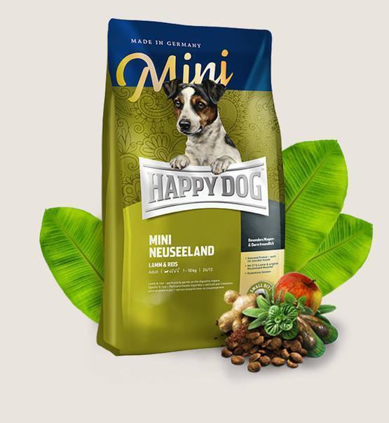 Сухий корм Happy Dog Supreme Mini Neuseeland для собак дрібних порід з м'ясом ягняти та рисом 300 г (60321) - фото 2