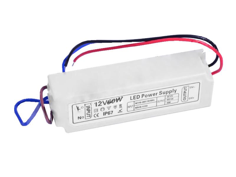 Блок питания 12 В 60 Вт IP67 (697)