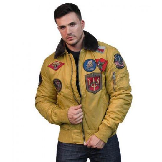 Бомбер Top Gun B-15 with patches 5XL Wheat (TGJ1542PW5XL) - фото 2