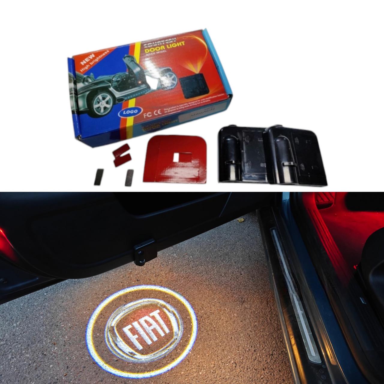 Підсвічування світлодіодне на двері автомобіля з логотипом Fiat (1773380943) - фото 2 Підсвічування світлодіодне на двері автомобіля з логотипом Fiat (1773380943) - фото 2