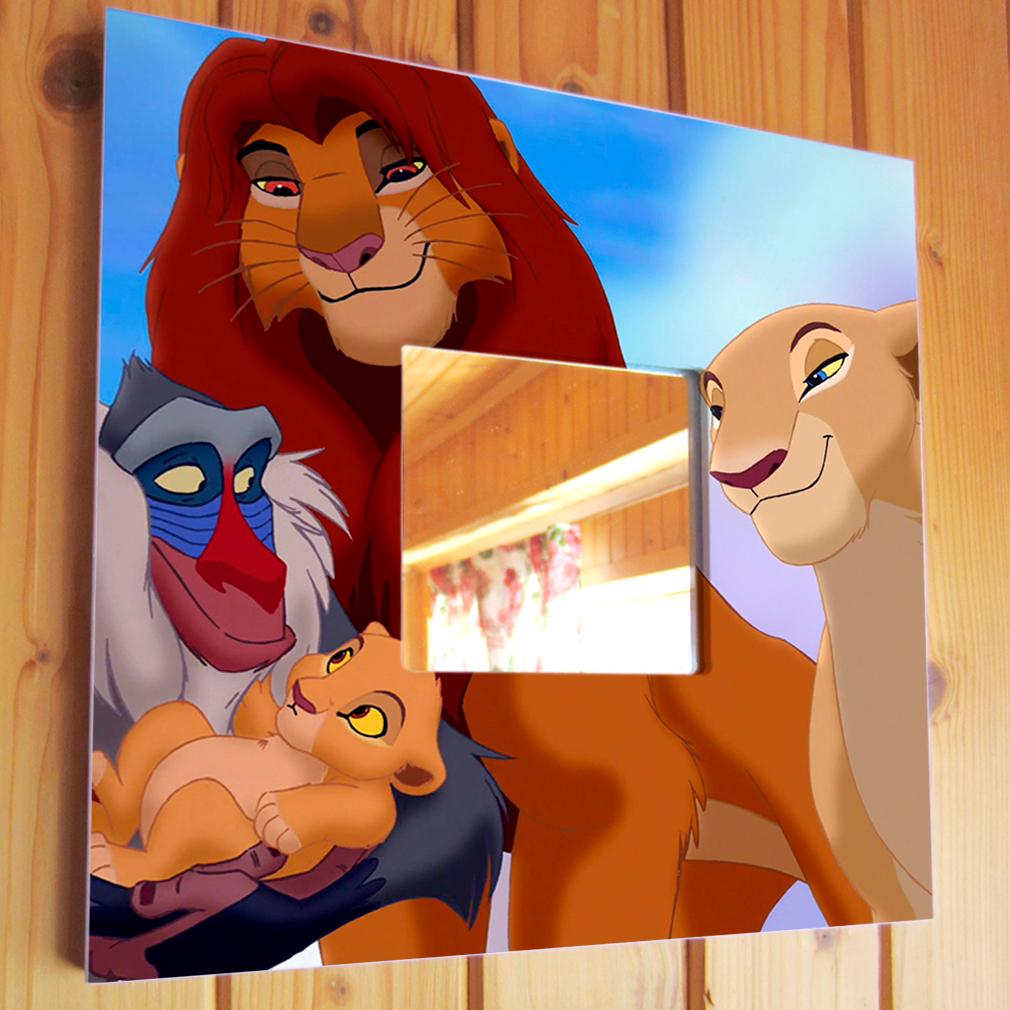 Зеркало декоративное "Король Лев" 260х260 мм (M03525)