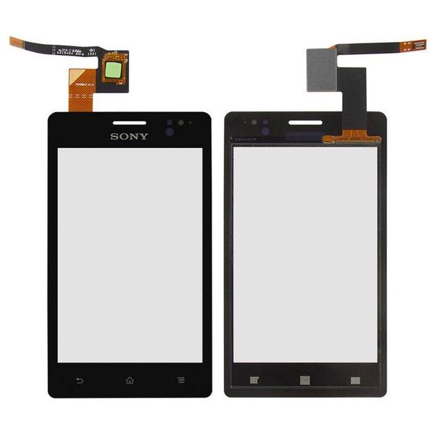 Екран Touchscreen для Sony ST27i Xperia Go Чорний (000018208)
