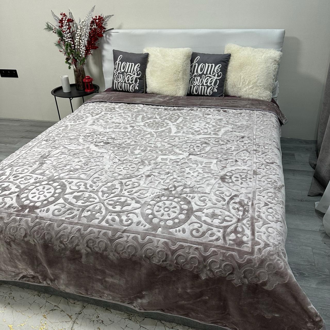 Покрывало на кровать акриловое 200x230 см Лавандовый (P-акрил-10). - фото 8 Покрывало на кровать акриловое 200x230 см Лавандовый (P-акрил-10). - фото 8