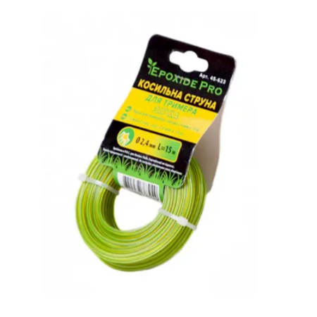 Струна для тримера косильна зірка 2,4 мм x 15 м (2598071213)