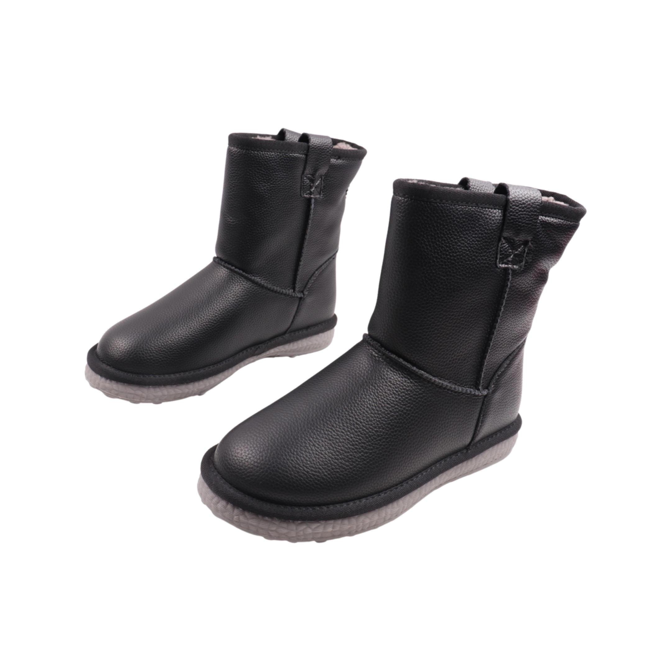 Угги женские Sorte Lady из кожи р. 38 Черный (41-23ZU) - фото 5