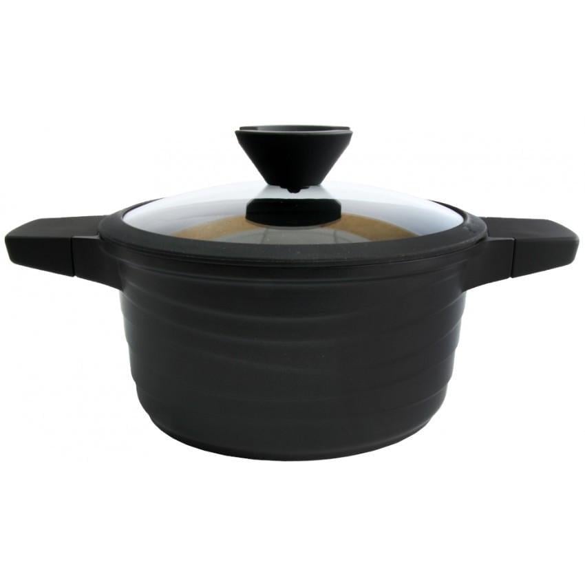 Каструля з кришкою Lessner Pro New 4,7 л Black (55872-24) - фото 2 Каструля з кришкою Lessner Pro New 4,7 л Black (55872-24) - фото 2