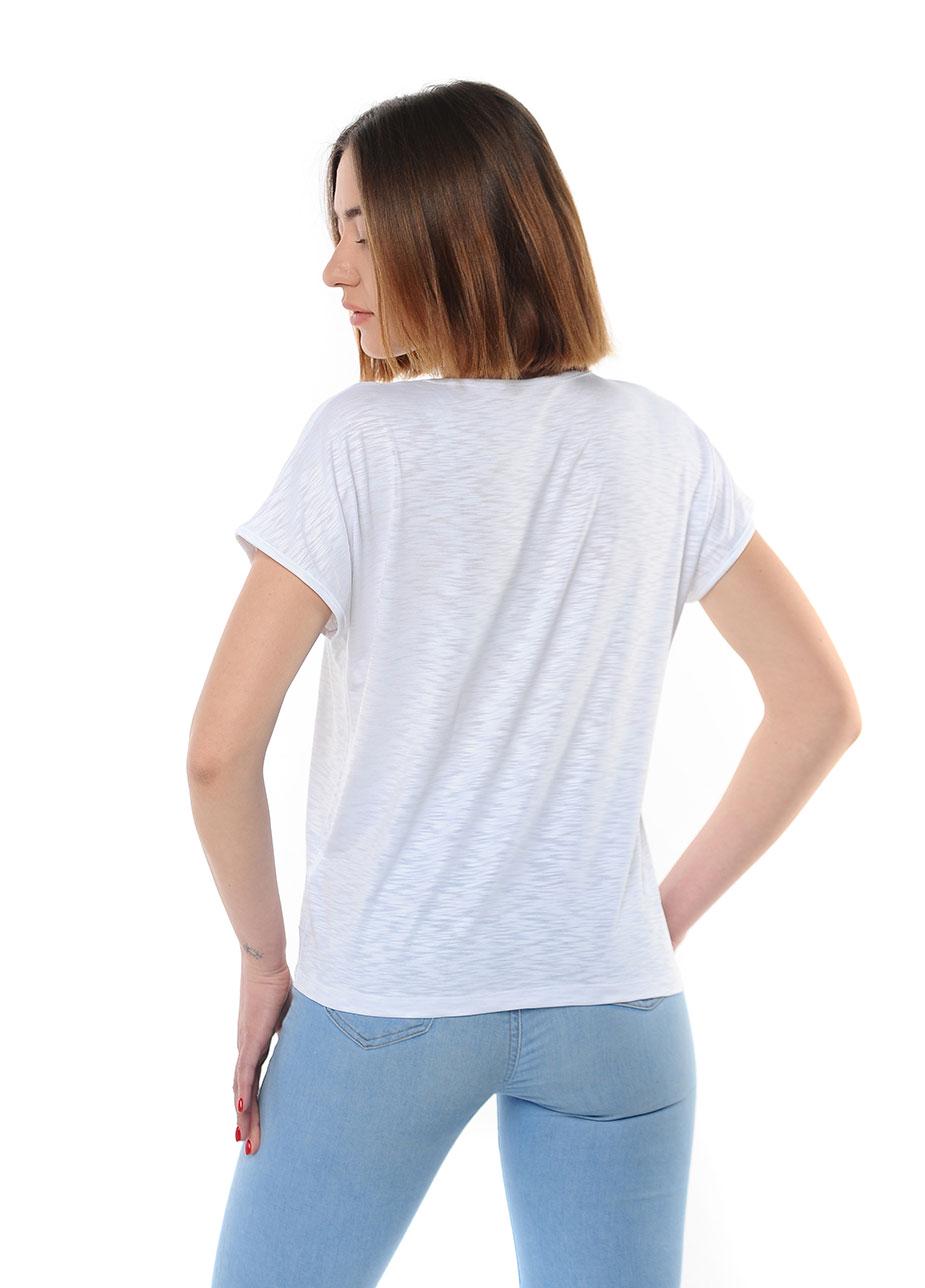 Футболка женская Наталюкс XL Белый (8023503200051) - фото 4 Футболка женская Наталюкс XL Белый (8023503200051) - фото 4