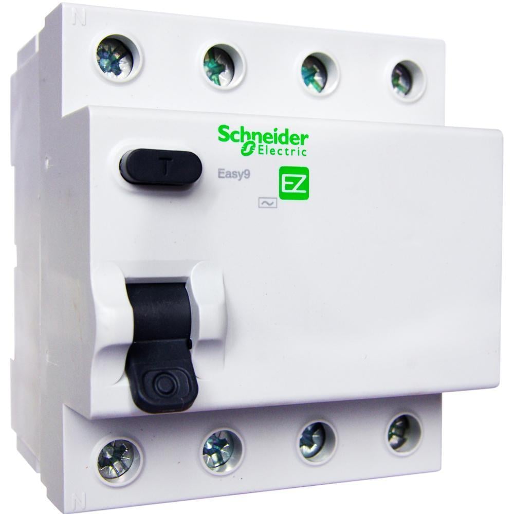 Реле дифференциальное УЗО Schneider Electric Easy9 4P 40А 30мА тип AC EZ9R34440 (00000080893)
