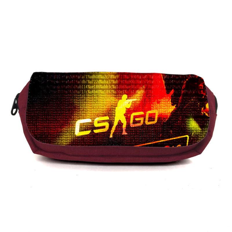 Пенал школьный Контр Страйк CSGO-0027 Бордовый (1442740004)