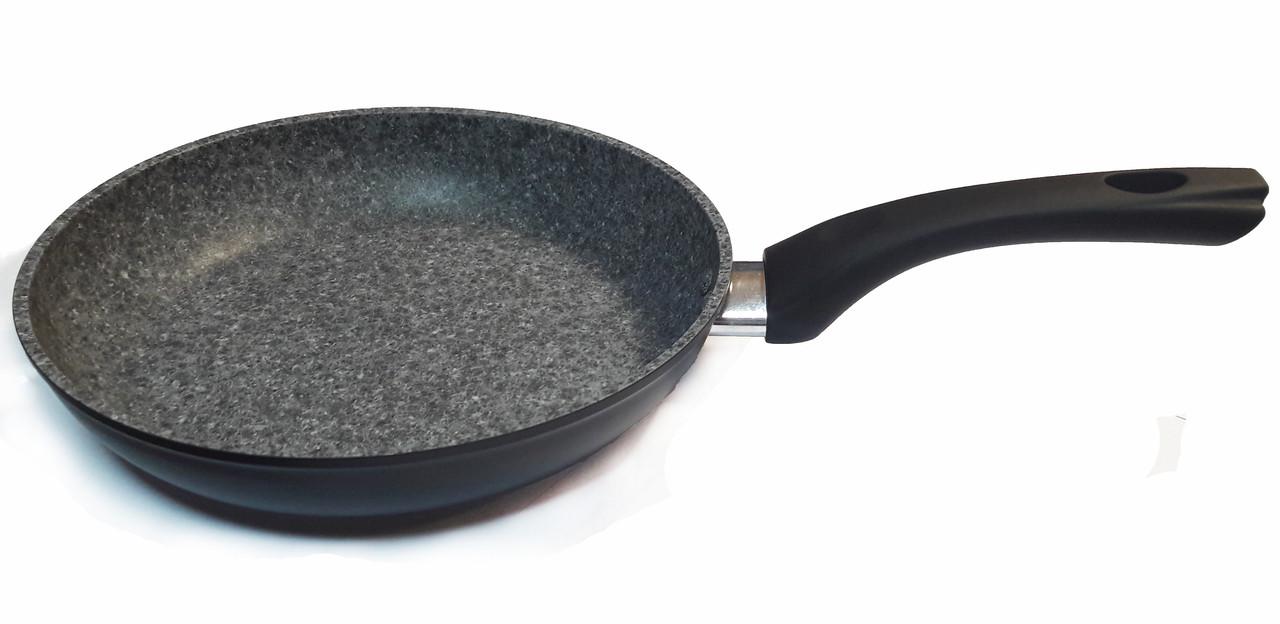 Сковорода с антипригарным покрытием Con Brio Eco Granite De Luxe 24 см (CB-2412)