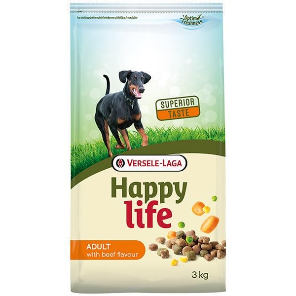 Корм для собак Happy Life with Beef flavouring 3 кг