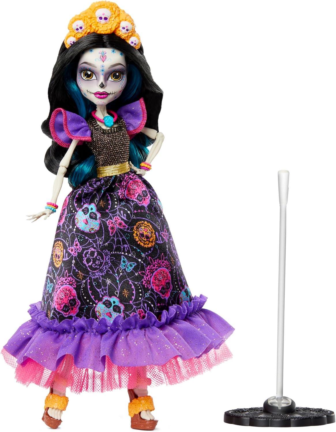 Лялька колекційна Monster High Skelita Calaveras Dia De Muertos - фото 5