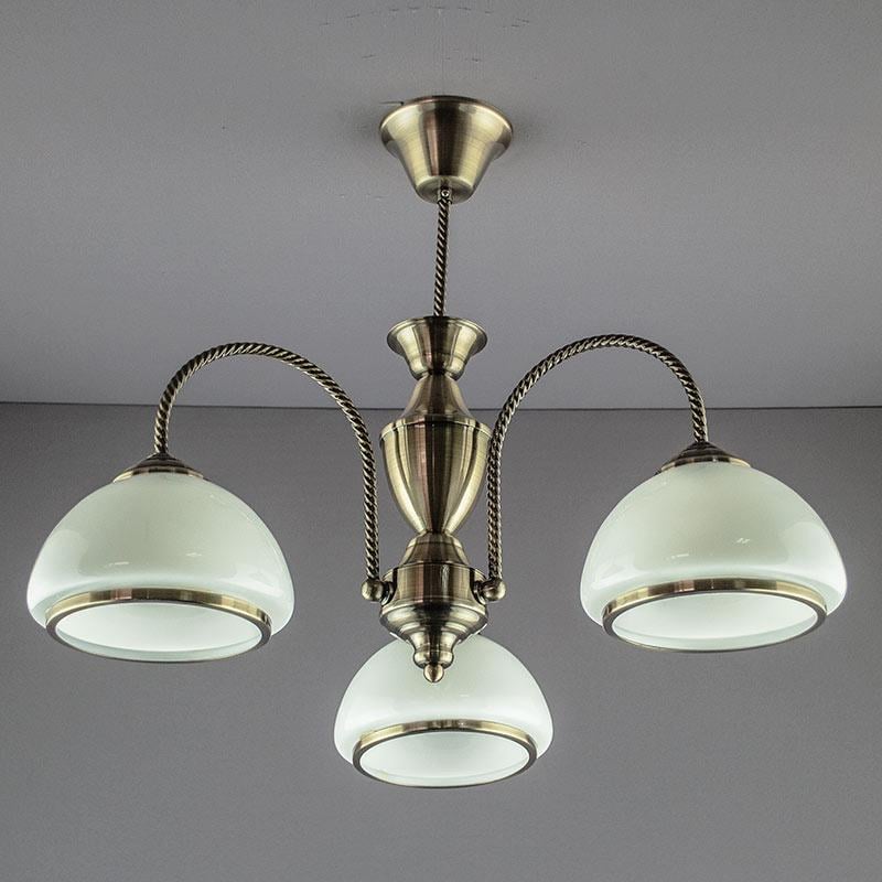 Люстра подвесная Light House  SL-12458/3P AB WT на три лампы Бронза