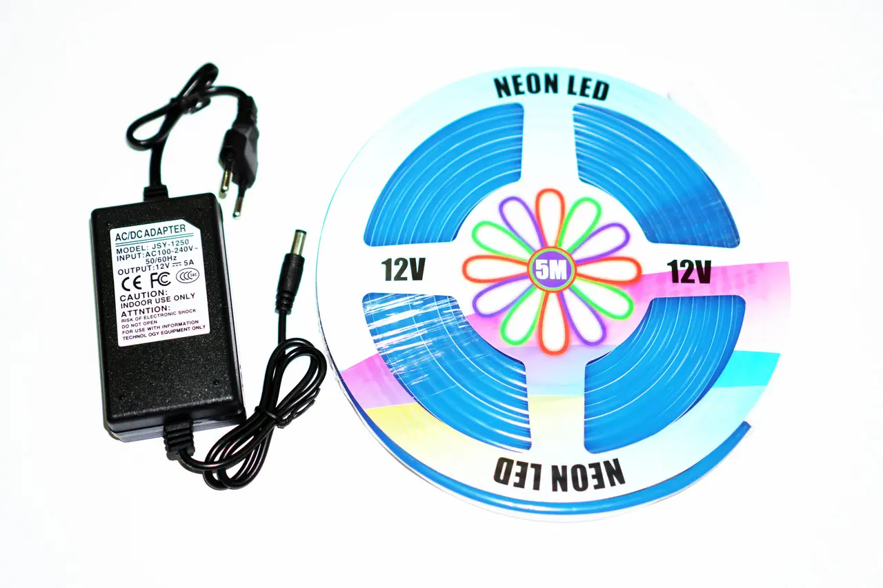 Лента для авто Neon Led 5 м 12V-220V Синий