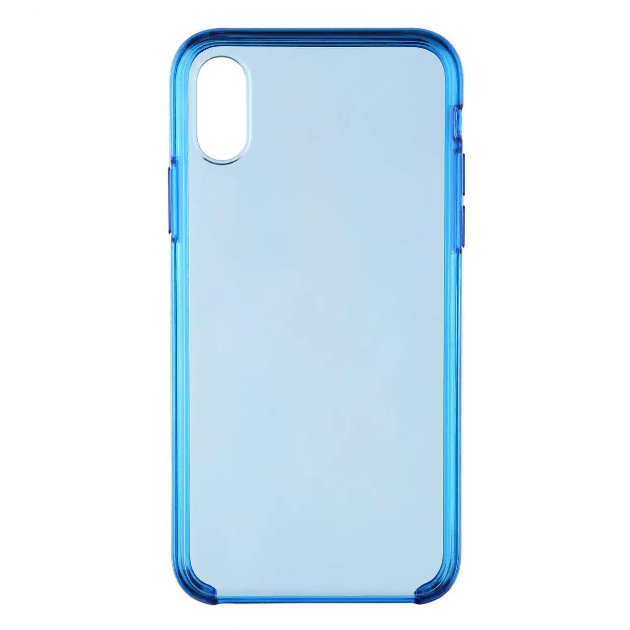 Чехол накладка Apple Clear Case for iPhone X/Xs (HC) Blue