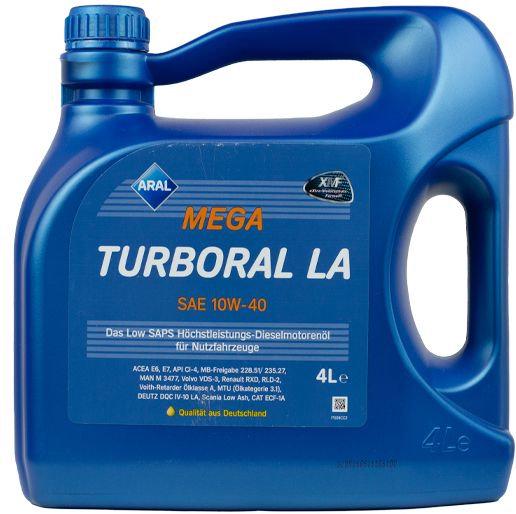 Моторна олива ARAL MegaTurboral LA E6/E7 CJ-4 10W-40 4 л (15AB03)