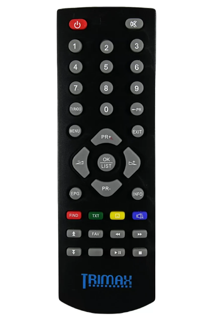 Пульт для DVB-T2 тюнера Trimax TR-2012