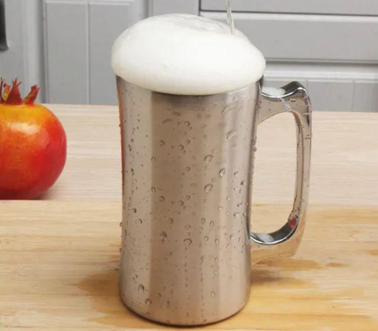 Чашка из нержавеющей стали с крышкой 560 мл (190004) - фото 2