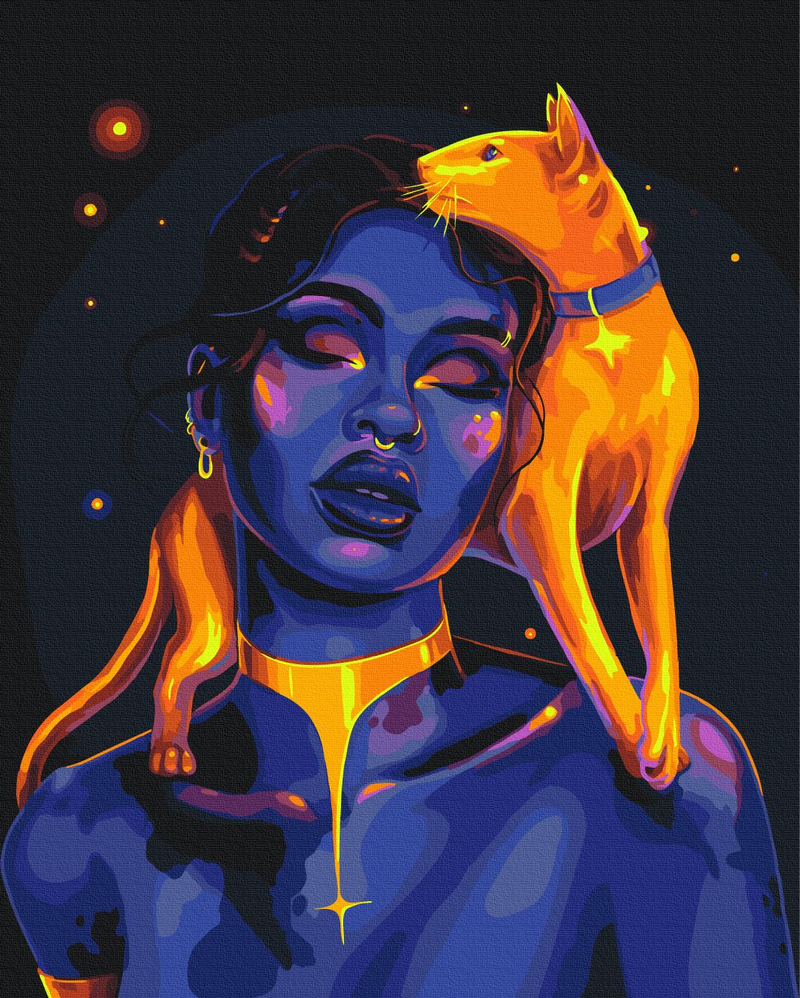 Картина по номерам Brushme Внутренний зверь 40x50 см (BS54461)