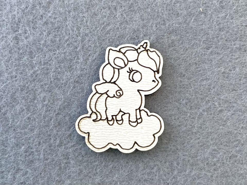 Декор из МДФ Единорог 50 шт. (21062)