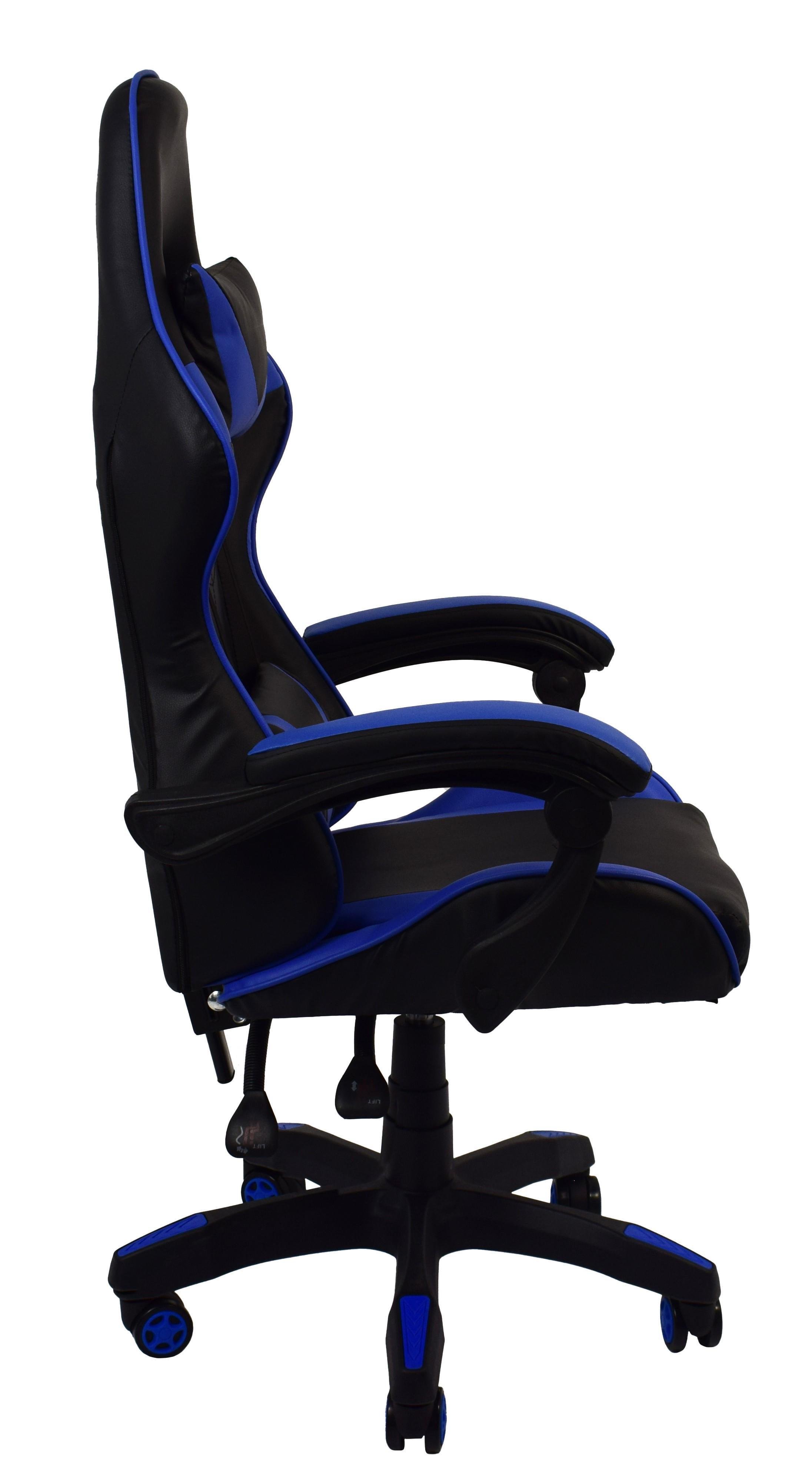 Кресло офисное компьютерное Bonro B-810 Синий (3544) - фото 13 Кресло офисное компьютерное Bonro B-810 Синий (3544) - фото 13