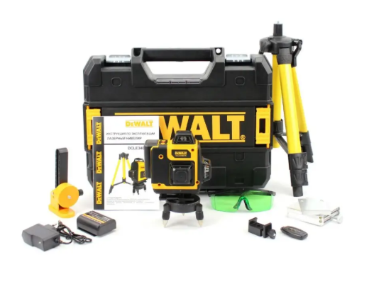 Уровень лазерный аккумуляторный DeWalt CLE34031N со штативом 4D (36162829)