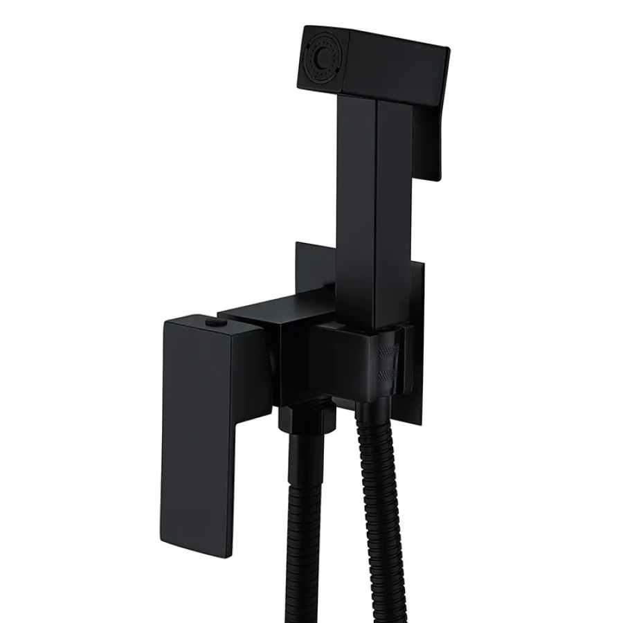 Смеситель для гигиенического душа Zerix KUB-333 Black (ZX4859)