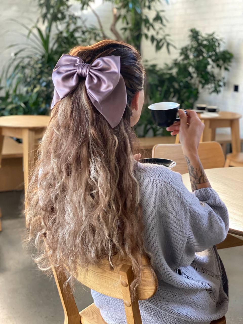 Бант для волос My Scarf из королевского атласа (11439959)