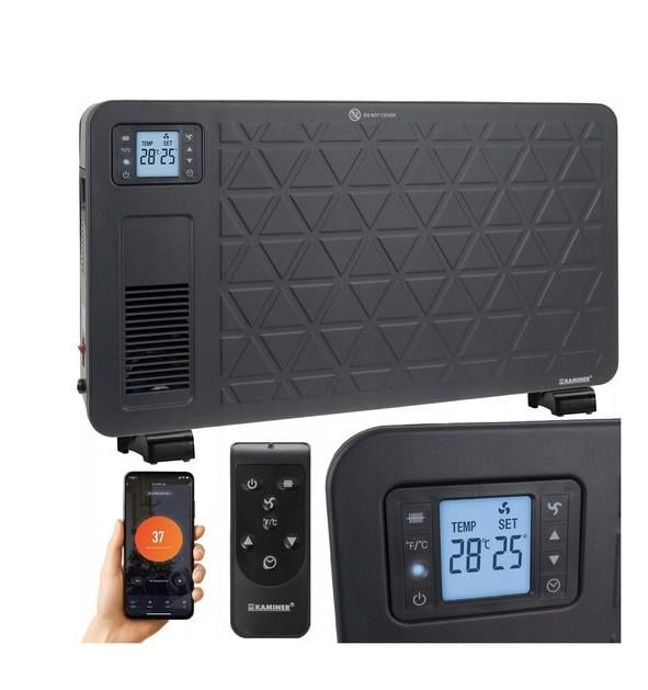 Обогреватель Kaminer ZIFLO управления приложением WiFi и дистанционное управление 2300 Вт - фото 2