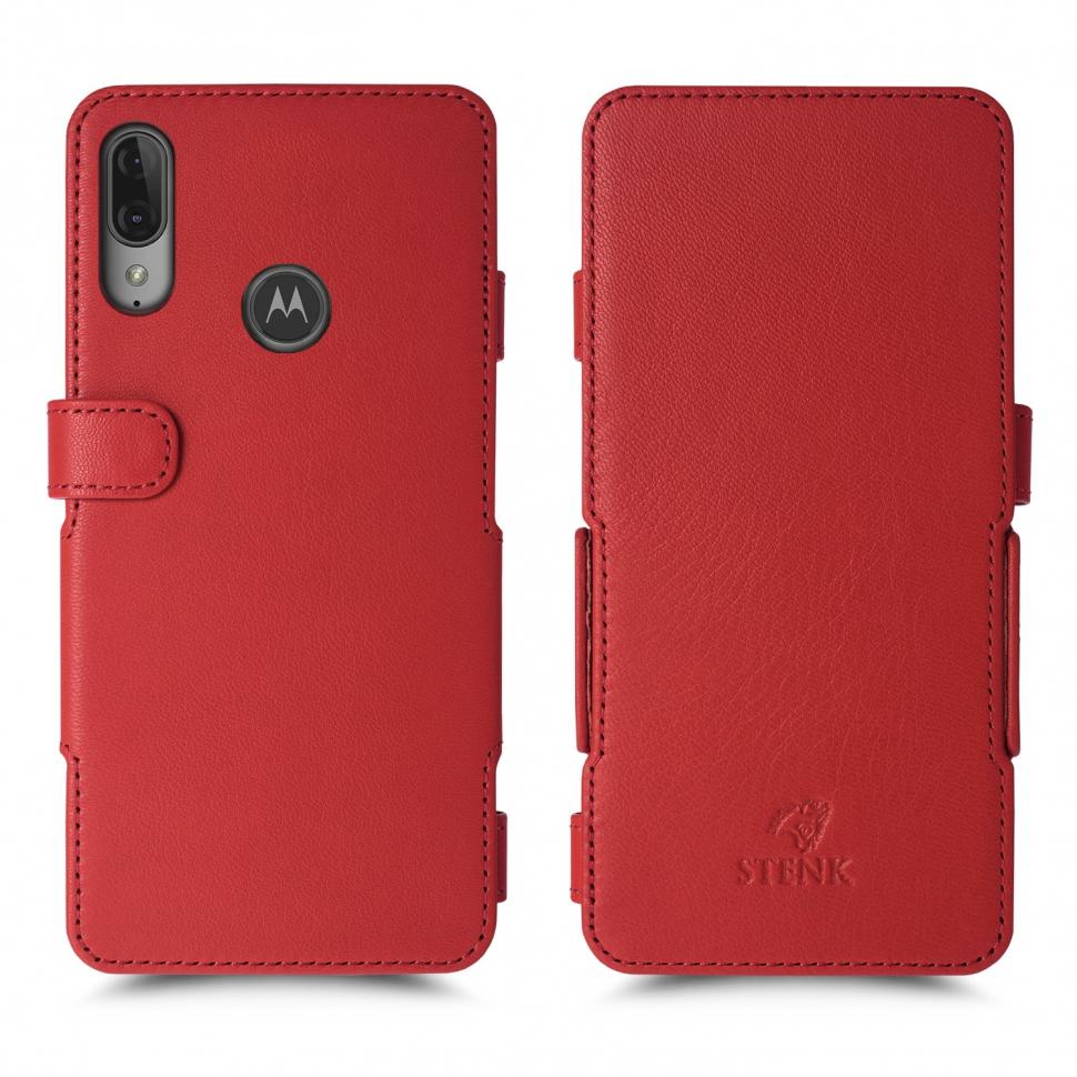 Чохол книжка Stenk Prime для Motorola Moto E6 Plus Червоний (65363)