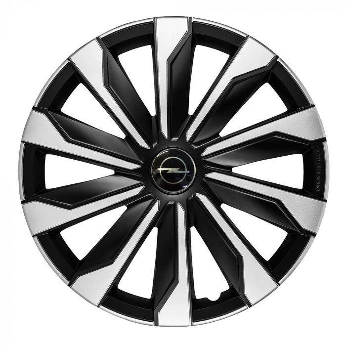 Колпаки 4 Racing Typhoon Opel 4 шт. R17 Silver/Black (29670235)