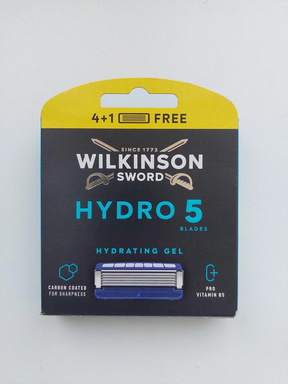 Сменные кассеты для бритья WILKINSON SWORD Hydro 5 Hydrating Gel Pro Vitamin B5 5 шт. (02884)
