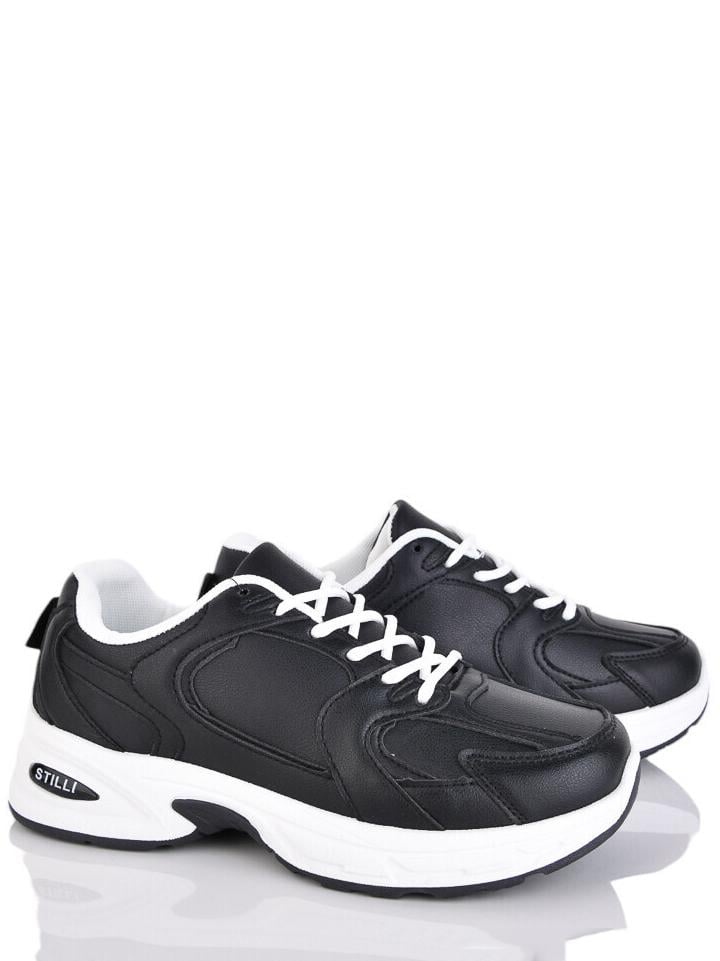 Кроссовки кожаные Stilli NN300-7 р. 39 Черный