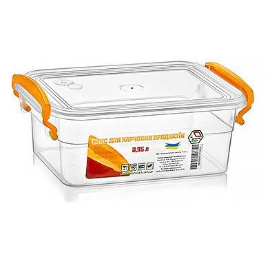 Пищевой контейнер с ручками NP-56 950 мл 12х17,6х7,5 см (4820095710129) - фото 1