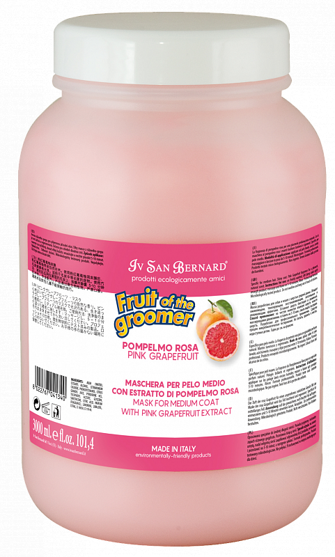 Маска восстанавливающая для шерсти средней длины Iv San Bernard Pink Grapefruit 3 л (1139690468)