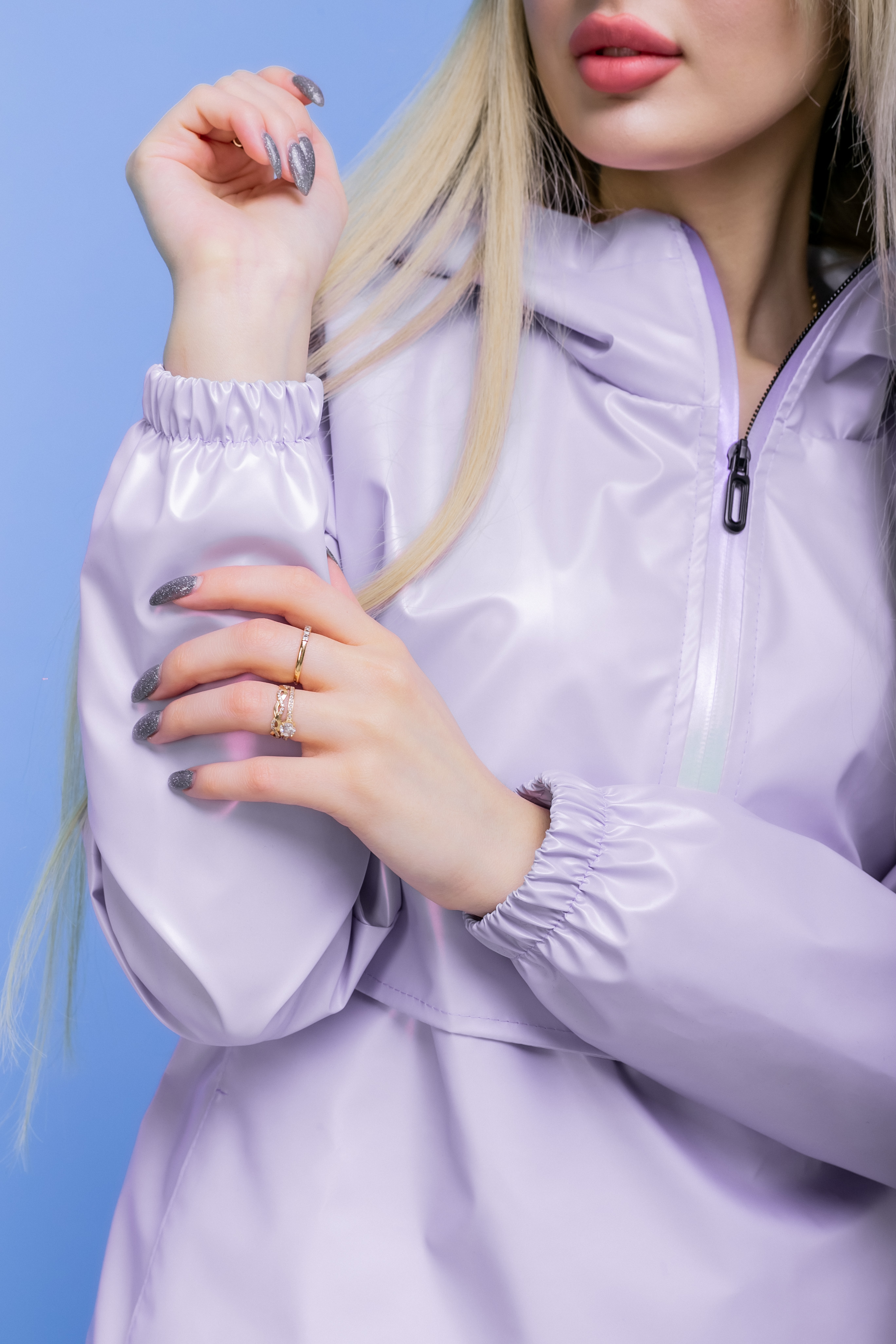 Анорак женский Intruder Unique S Лиловый (1618576634) - фото 6 Анорак женский Intruder Unique S Лиловый (1618576634) - фото 6