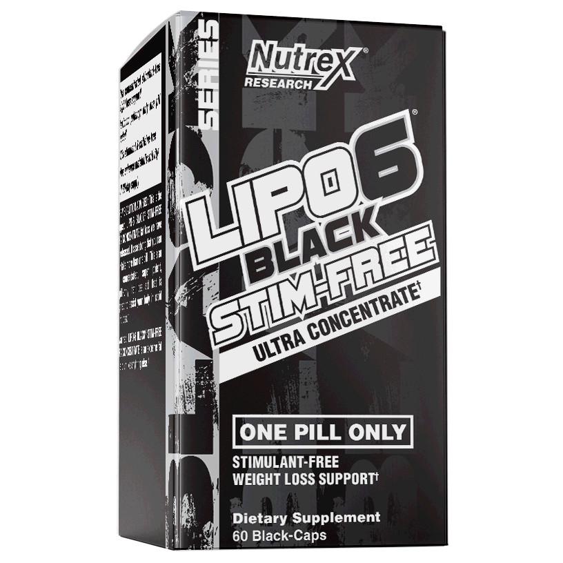 Жиросжигатель Lipo-6 Black Ultra Concentrate Stim-Free 60 капсул (00000027705)