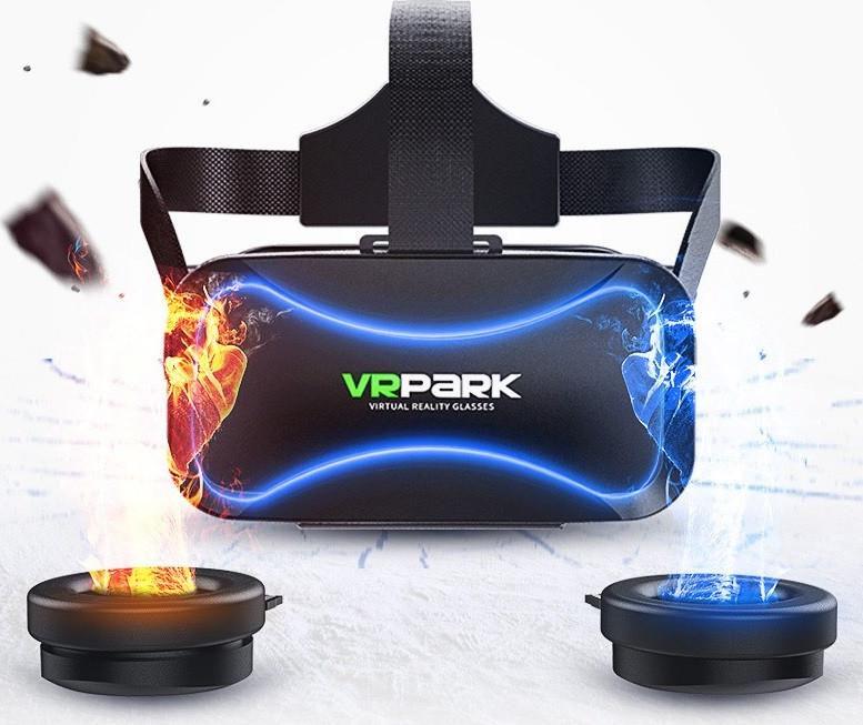 Очки виртуальной реальности VR BOX Park с объемным звуком и пультом Черный (9938) - фото 8
