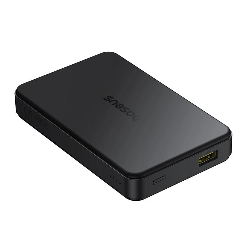 Повербанк BASEUS Airpow 2 Qi2 22,5W 10000 mAh Black - фото 6