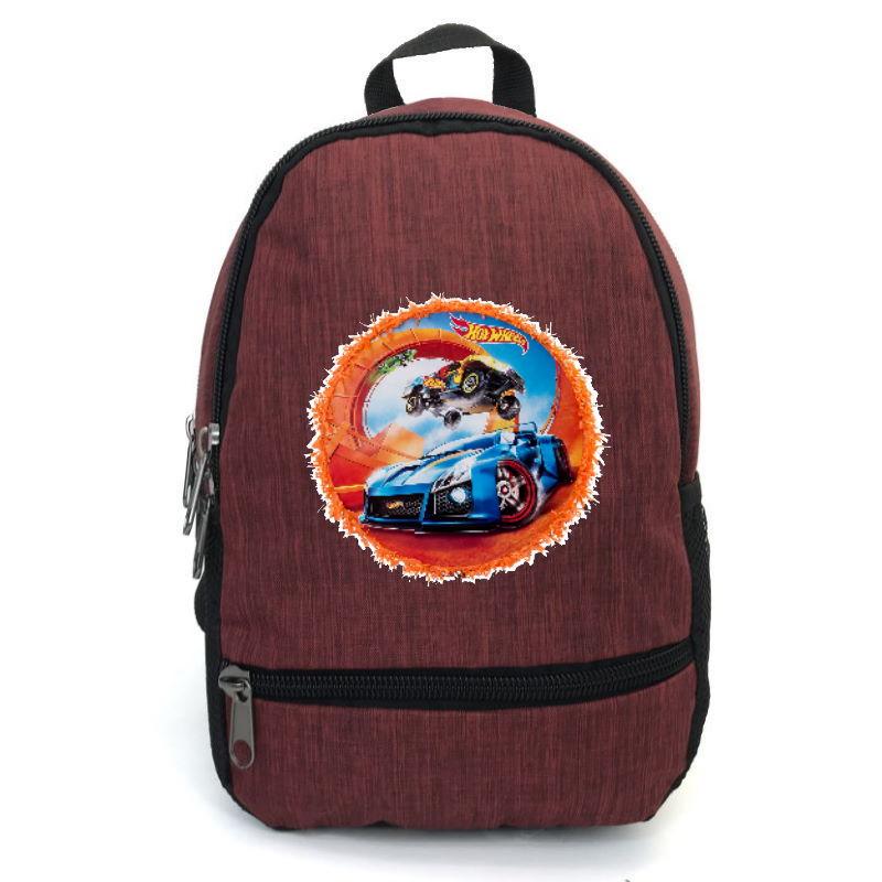 Шкільний рюкзак Cappuccino Toys з принтом Hot Wheels-005 12,5 л Бордовий (1391880468)