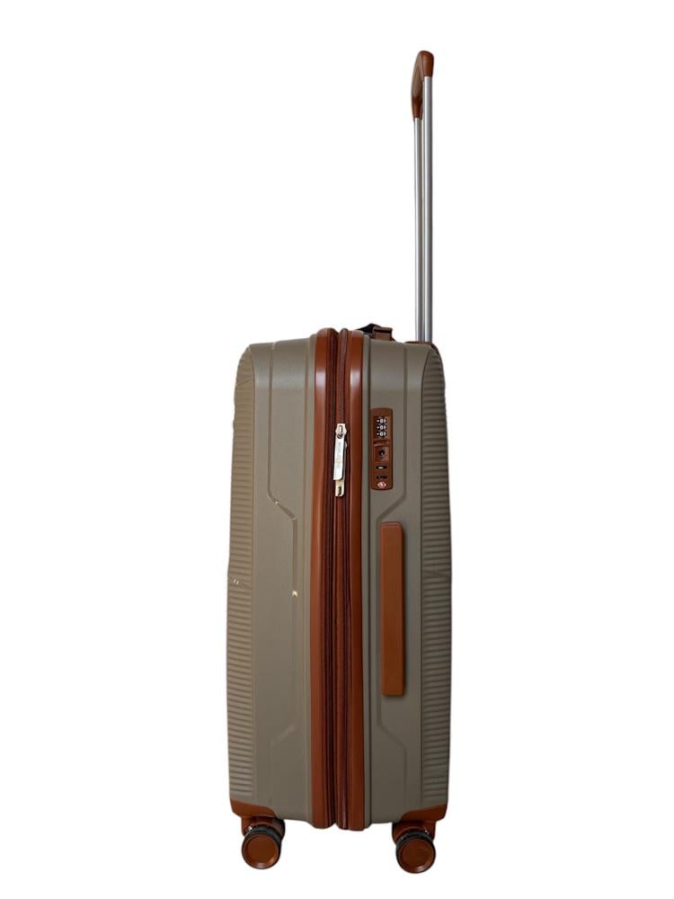 Валіза дорожня середня AIRTEX Worldline 293 поліпропілен M Шампань - фото 2