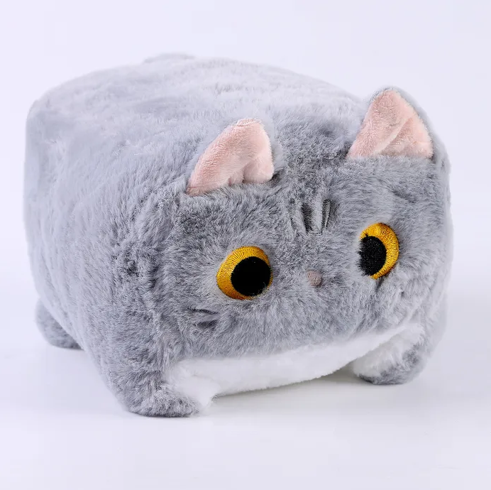 Мягкая игрушка Котокуб подушка обнимашка Серый (10355) Мягкая игрушка Котокуб подушка обнимашка Серый (10355)