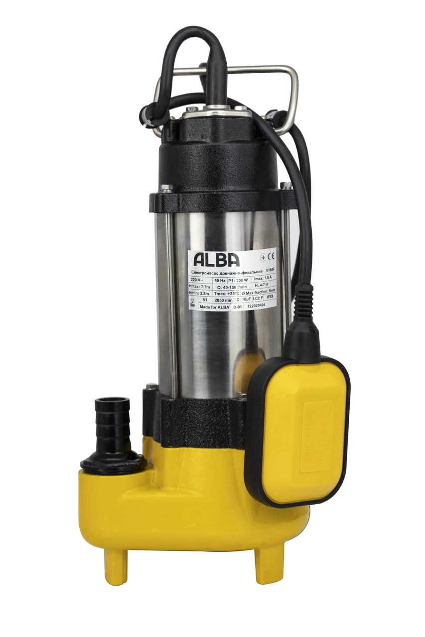 Насос дренажно-фекальний ALBA V 250 F