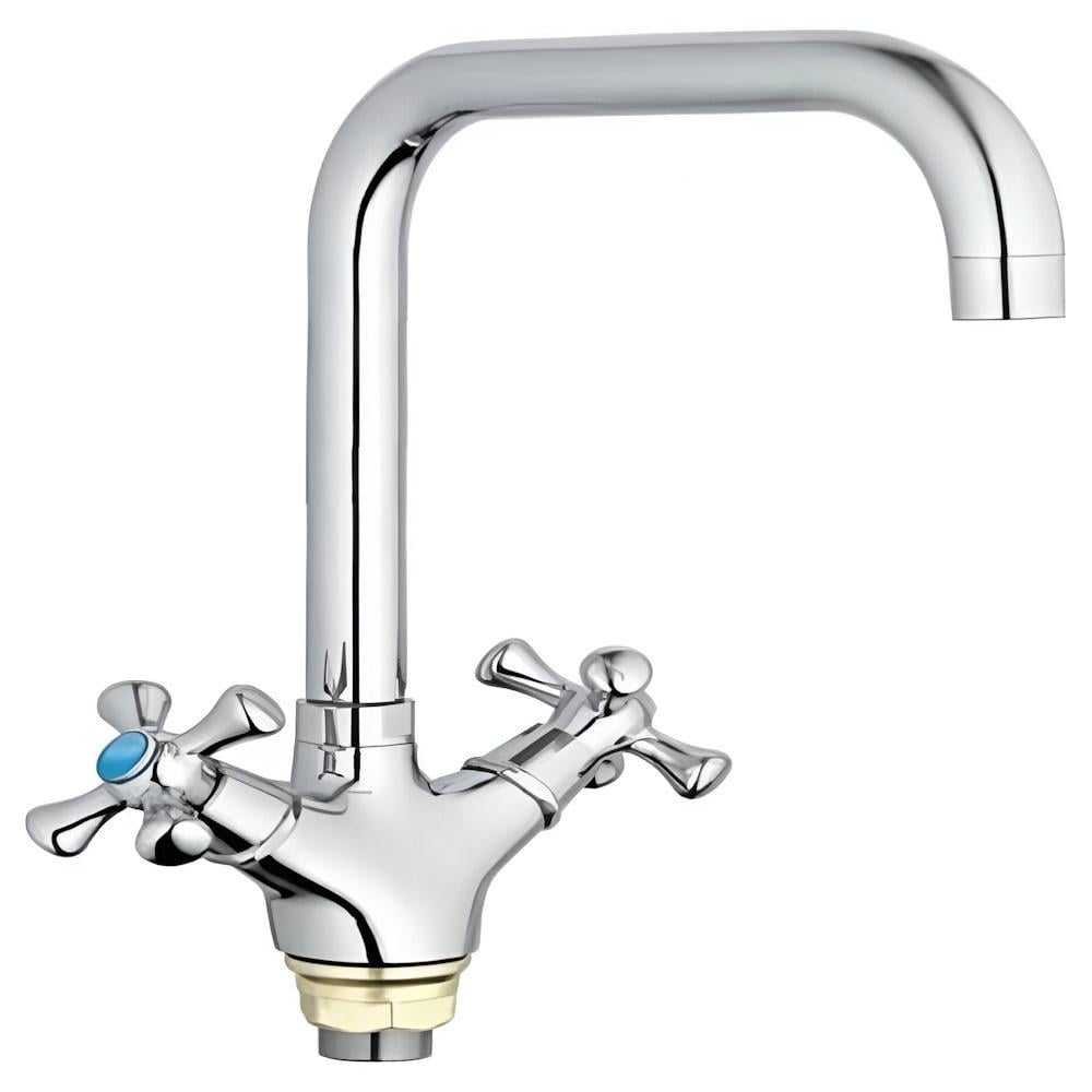 Смеситель HI-non KQA-596 для двухвентильной мойки (AKD48720)