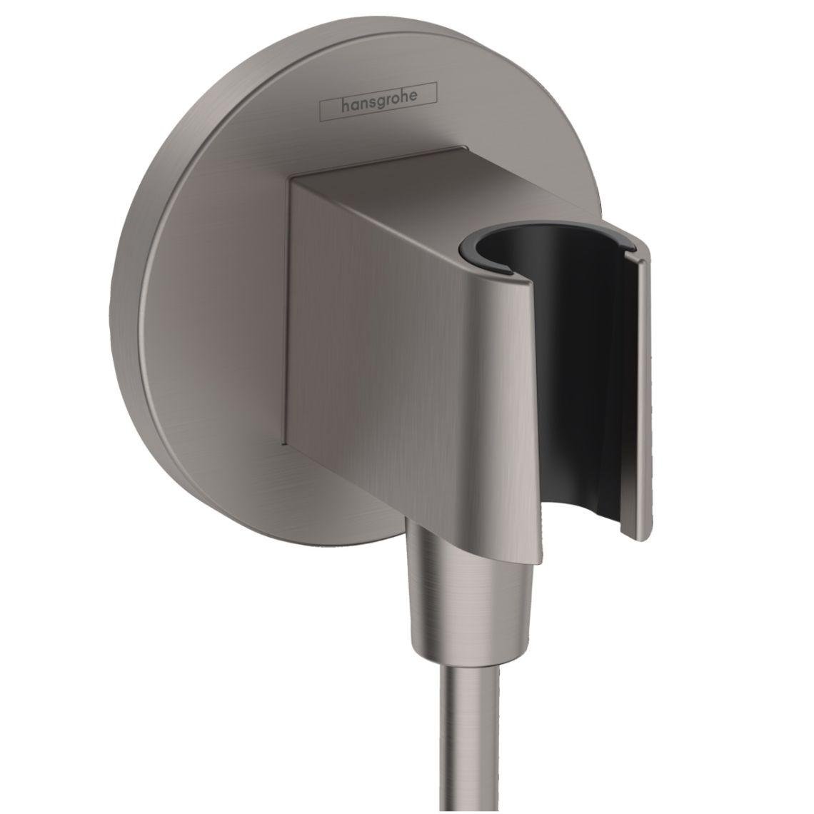 Шлангове підключення Hansgrohe FixFit Porter S з тримачем Brushed Black Chrome (26888340)