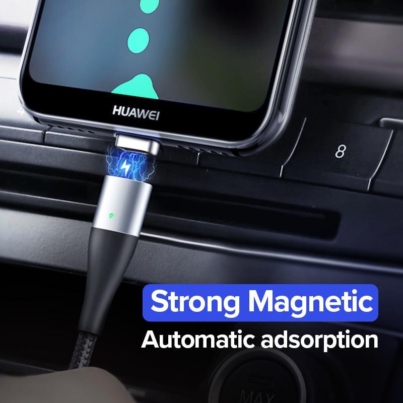 Магнитный кабель USB Type-C Ugreen для зарядки и передачи данных 1 м Черный - фото 2