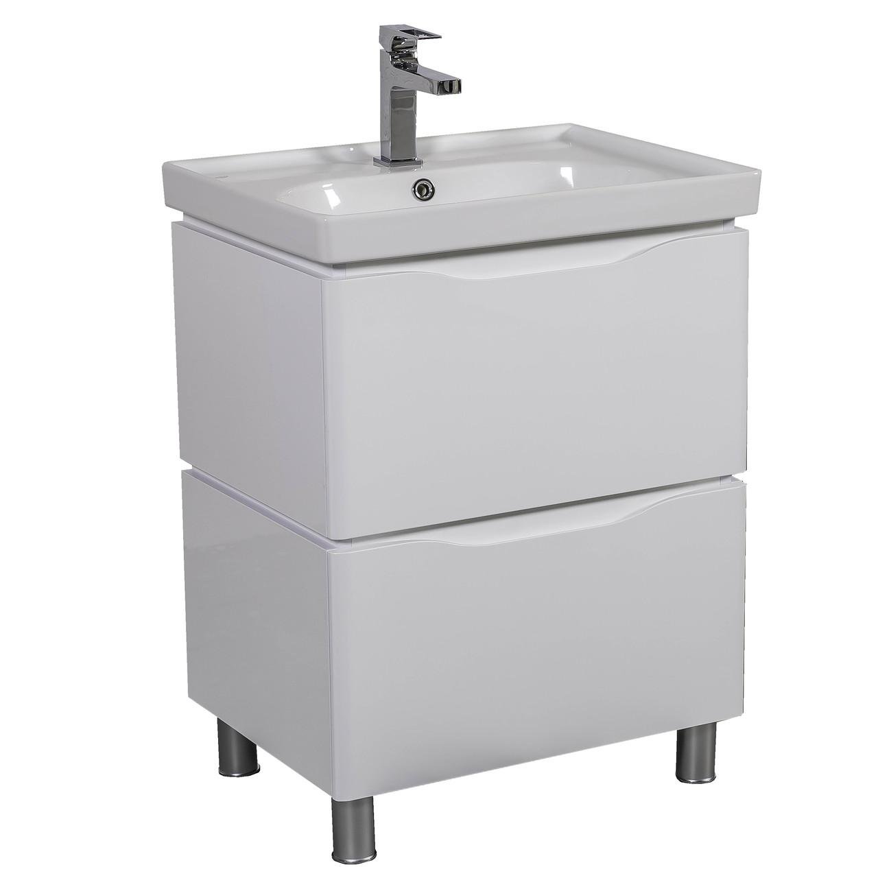 Тумба напольная Венеция с умывальником Arya 60 см Белый (1663814835) Тумба напольная Венеция с умывальником Arya 60 см Белый (1663814835)